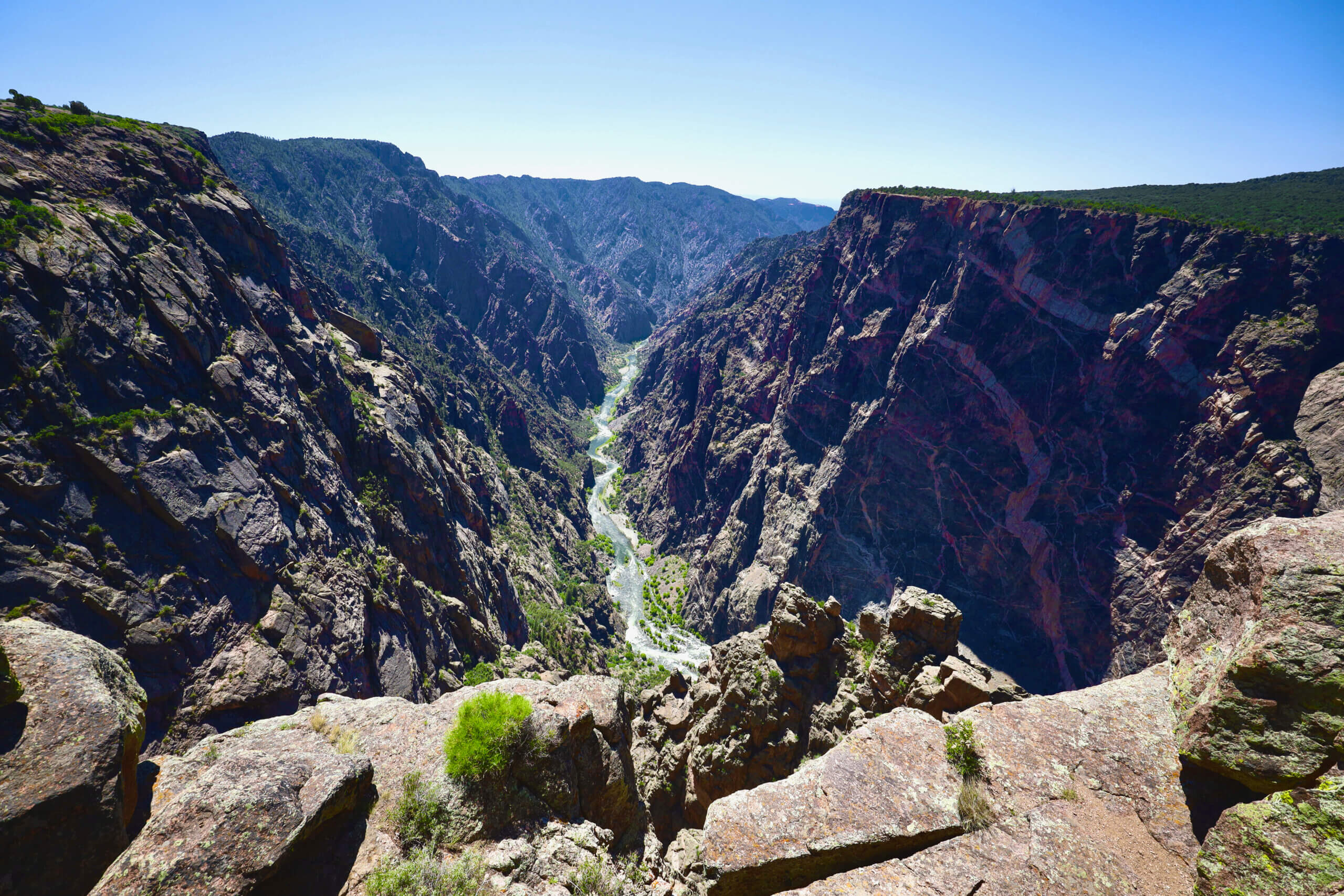 One of the national parks in Colorado, Black Canyon of the Gunnison provides unparalleled canyon views without the crowds of other famous canyons.