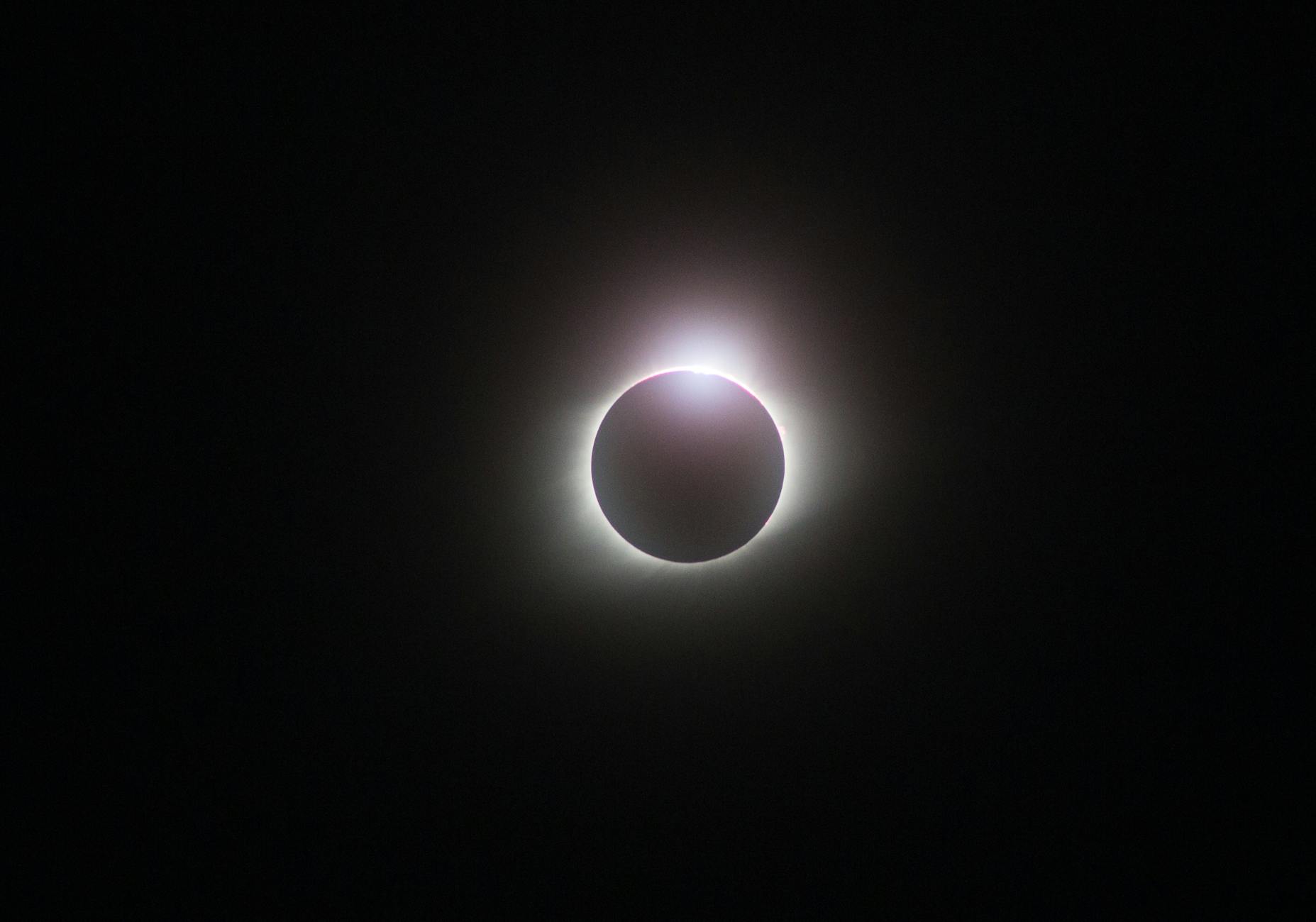 glowing image of a moon eclipse